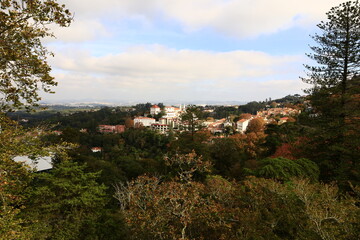 Fototapeta na wymiar Quinta da Regaleira is a quinta located near the historic centre of Sintra, Portugal.