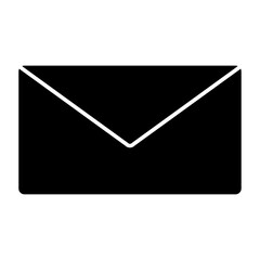 Email icon. Envelope Mail services. Contacts message send letter isolated flat