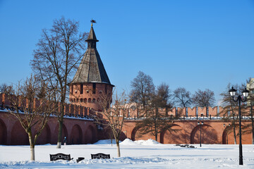 Inside the Tula Kremlin. Tula, Russia