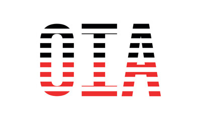 OIA three initial letter iconic line negative space minimal logo design vector template. monogram, abstract, wordmark, business, typography, minimalist, brand, company, flat, modern, unique, simple