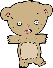 Obraz premium cartoon teddy bear