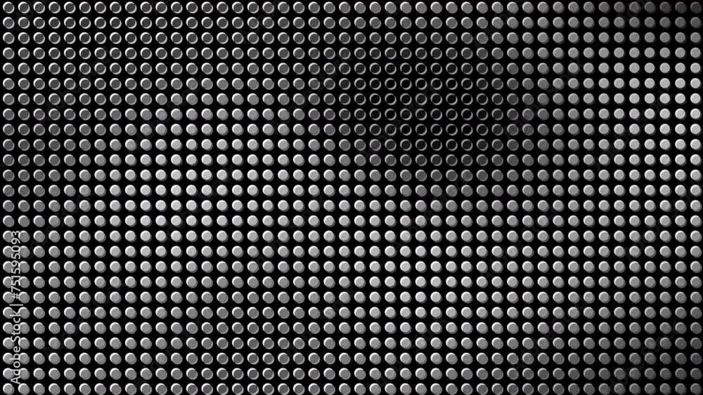 Aufkleber Abstract halftone motion background. Moving dots seamless loop