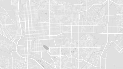 Colorado Springs map, USA. Grayscale city map, vector streetmap. - obrazy, fototapety, plakaty