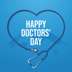 Fototapeta premium vector graphic of Doctors Day ideal for Doctors Day celebration.
