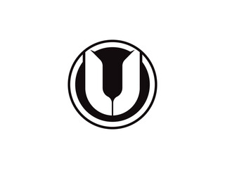 Letter U logo icon design template elements. U logo design