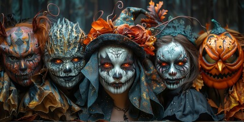 The Eerie Ensemble: A Halloween Gathering