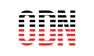 ODN three initial letter iconic line negative space minimal logo design vector template. monogram, abstract, wordmark, business, typography, minimalist, brand, company, flat, modern, unique, simple