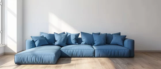 Foto op Plexiglas modern living room with sofa © antkevyv