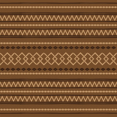 Ethnic seamless illustration pattern design