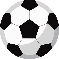 Soccer ball background in flat style