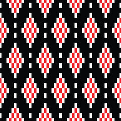 Ethnic seamless illustration pattern design