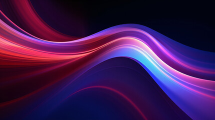 A colorful wave with red, blue and purple colors. The colors are bright and vibrant, creating a sense of energy and excitement. The wave appears to be moving, giving the impression of motion