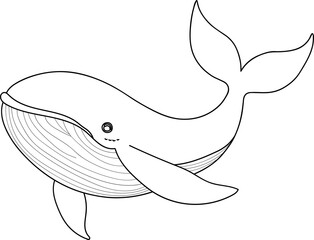 Whale Outline
