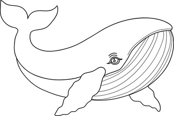 Whale Outline