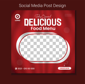 Special chicken social media post design. Restaurant food menu web banner set for online business promotion. fried chicken poster design.	
