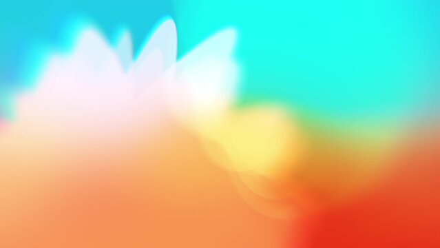 Abstract Colorful Gradient Shapes Background