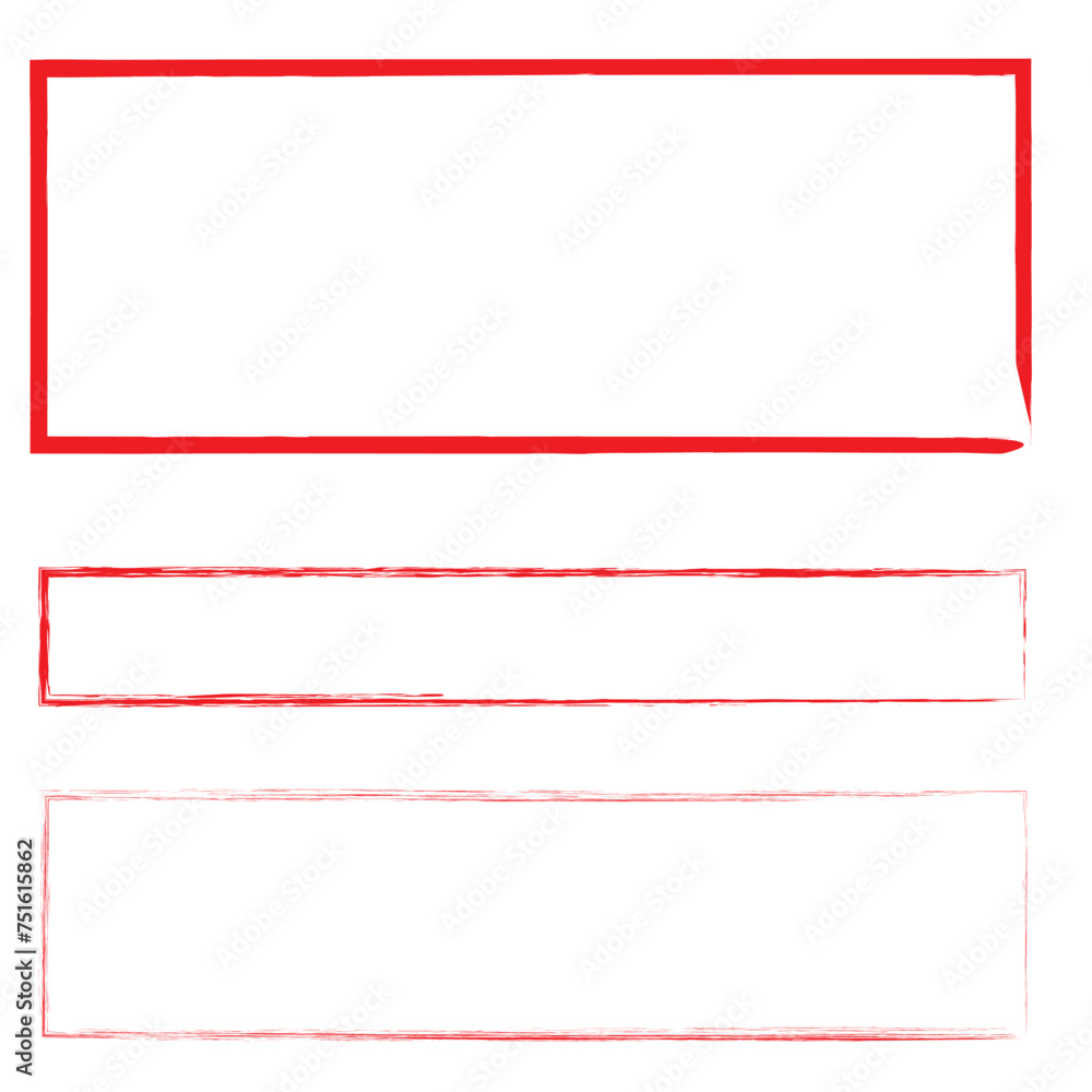 Poster grunge square and rectangle frames. ink empty black boxes set. rectangle borders collections. rubber