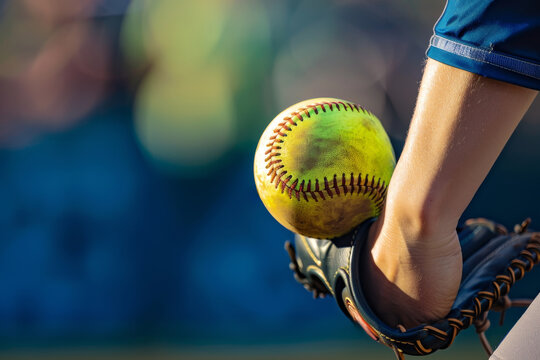 A closeup of a young woman's softball cleats running to 1st base