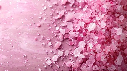 Obraz premium pink sea salt.