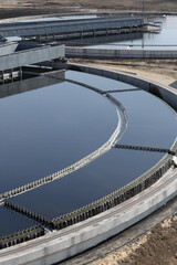 Biological wastewater treatment is carried out in aeration tanks of propellant