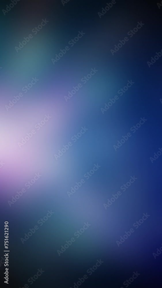 Sticker abstract light blue bokeh blurred background animation, 4k loop