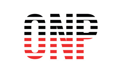 ONP three initial letter iconic line negative space minimal logo design vector template. monogram, abstract, wordmark, business, typography, minimalist, brand, company, flat, modern, unique, simple