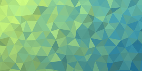 Abstract 3D Low Poly Fractal Design triangle shapes Modern MultiColor Gradient mosaic textured background. For Interior design & Backdrop Websites, Presentations, Brochures, Social Media Graphics.