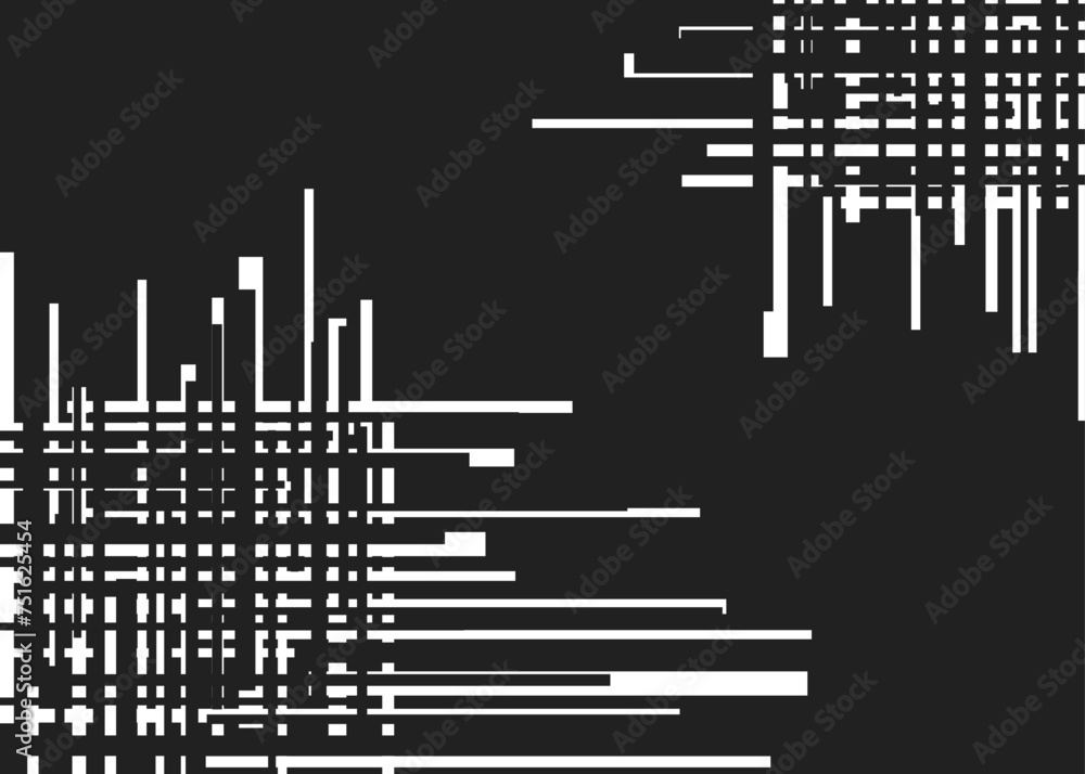 Poster abstract background with grungy lines and with some copy space area