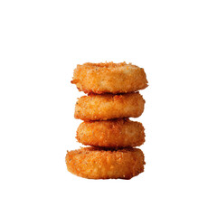 Chicken nuggets isolated on transparent background	
