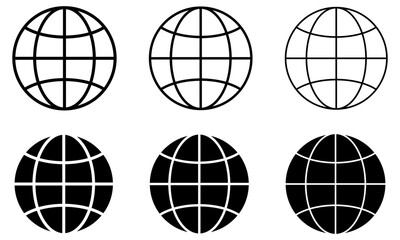 World icon set. Collection of web icons. Vector illustration, EPS10