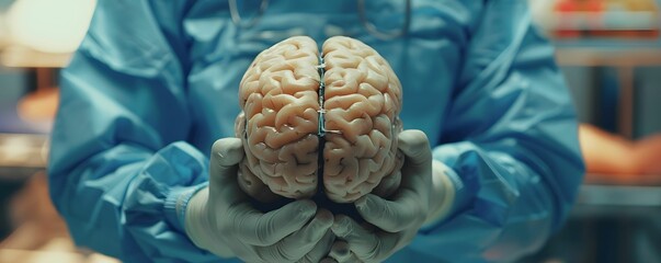 The first successful human brain transplant raises questions about identity consciousness and the continuity of the self - obrazy, fototapety, plakaty