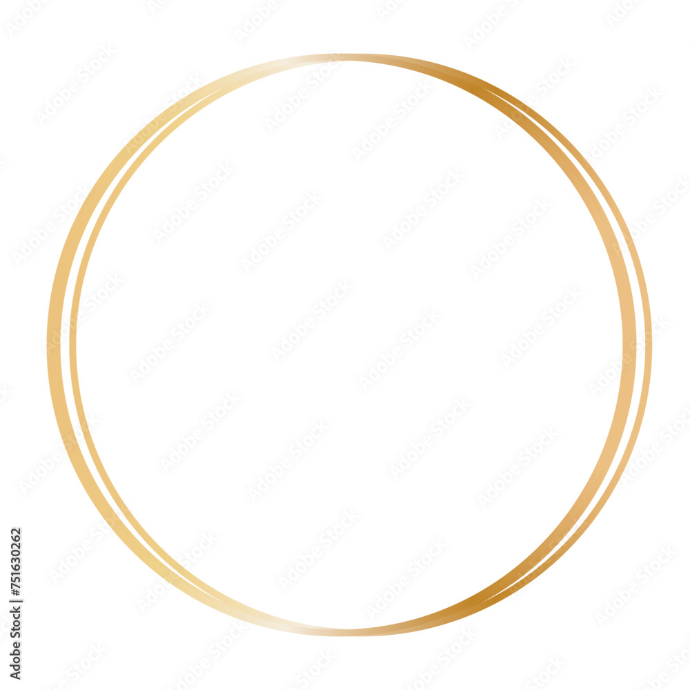 Poster round shiny frames with glowing effects. set of three gold, silver and rose gold round frames with s