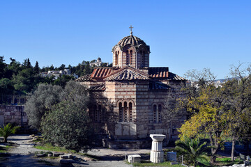 Greece, Athens, Church of the Holy Apostles