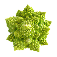 Romanesco isolated on transparent background