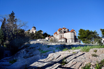 Greece, Athens, Holy Marina Church and Observatory