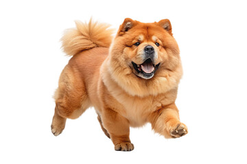 chow chow dog on a transparent background