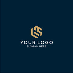 letter T hexagon technology