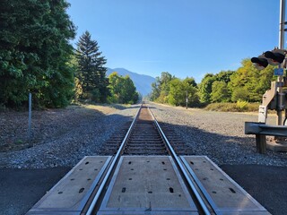 railway in the countryside