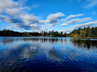lake and sky