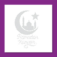 Vector Ramadan Kareem template design