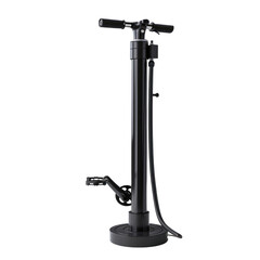 Bicycle air pump isolated on transparent background