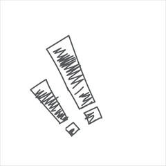 cute hand drawn drawing vector