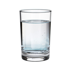 A Glass of water isolated on transparent background