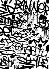 Graffiti vector background. - 751644085