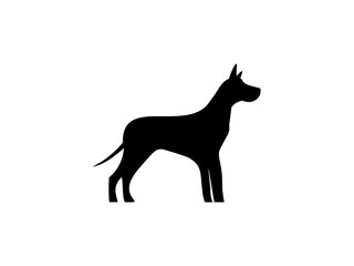 Dog logo and icon design vector. Dog logo design vector