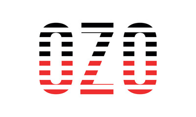 OZO three initial letter iconic line negative space minimal logo design vector template. monogram, abstract, wordmark, business, typography, minimalist, brand, company, flat, modern, unique, simple