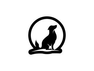 Dog logo and icon design vector. Dog logo design vector