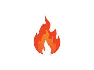 fire logo icon design template elements. Fire flame vector icons