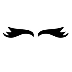 Eyelashes Silhouette