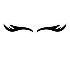 Eyelashes Silhouette